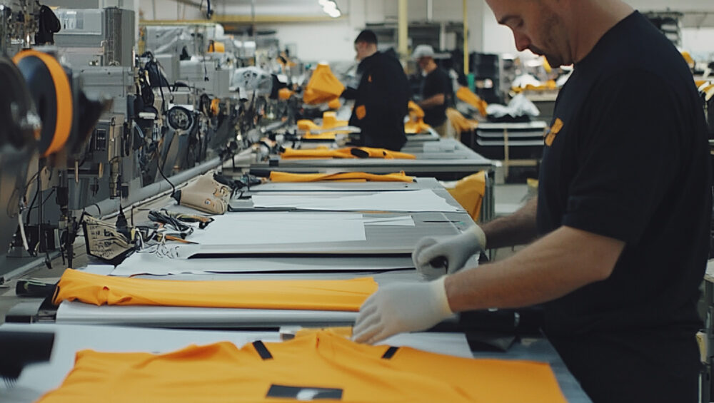 Clothing production room